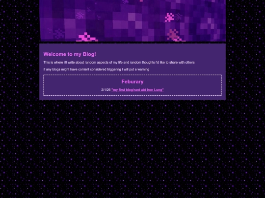 blog screenshot
