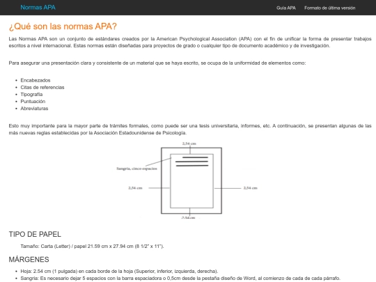 normasAPA screenshot