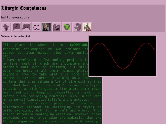 conlang-hub screenshot