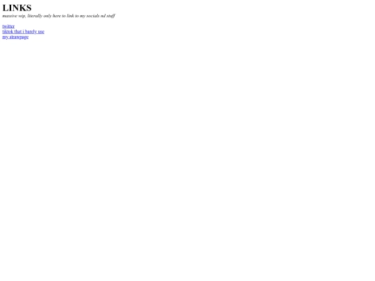 links screenshot