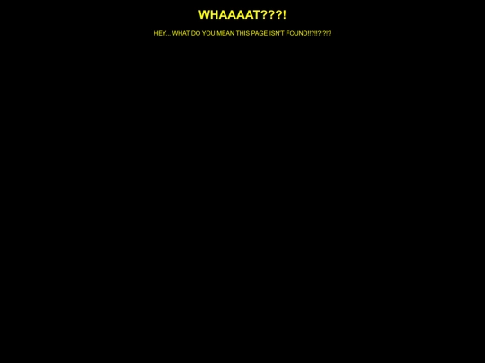 not_found screenshot