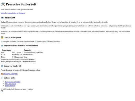 proyectos/smileyos screenshot
