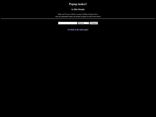 Popup screenshot