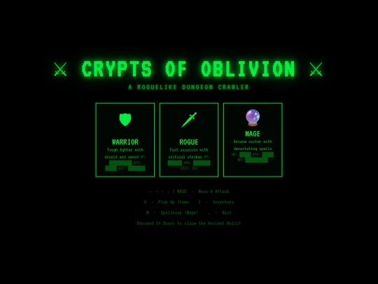 roguelike screenshot