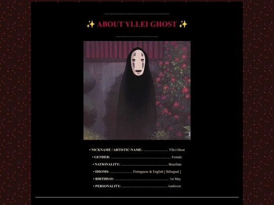 ABOUTpage screenshot