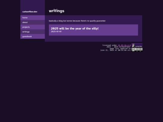 blog screenshot