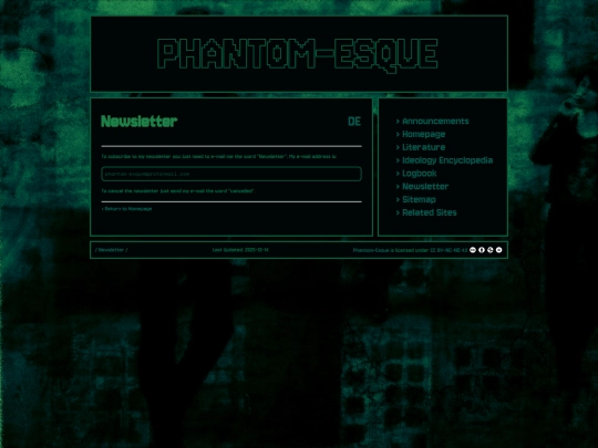 newsletter screenshot