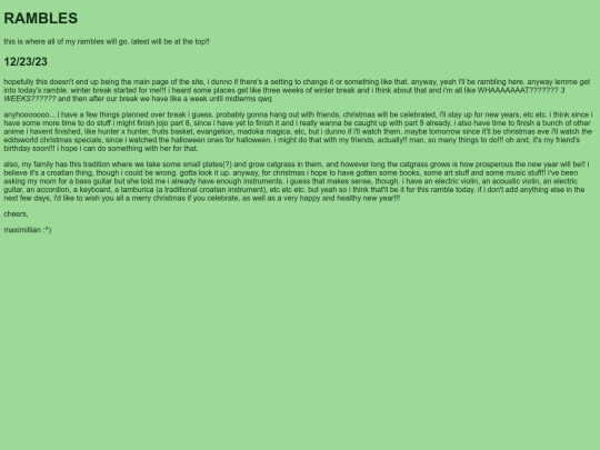 rambles screenshot