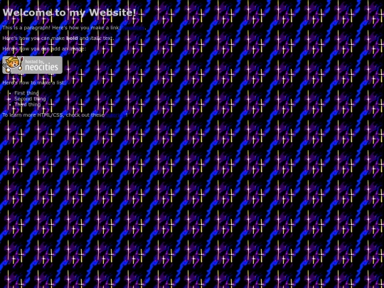 testpage screenshot