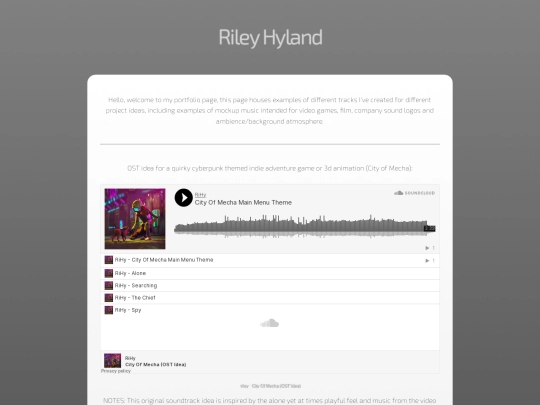 portfolio screenshot