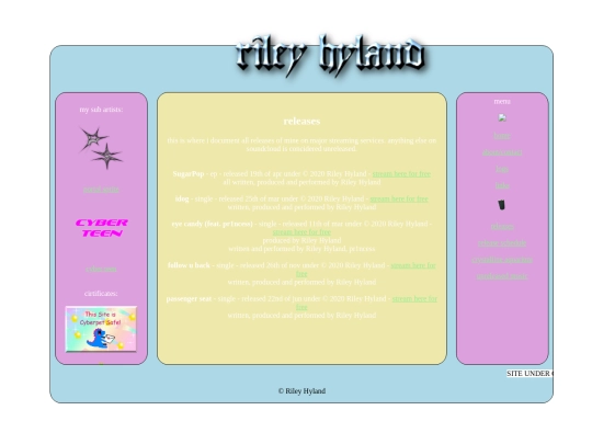 releases screenshot