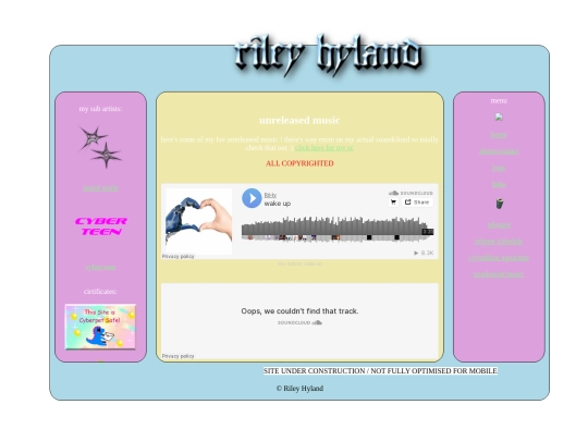 unreleasedmusic screenshot