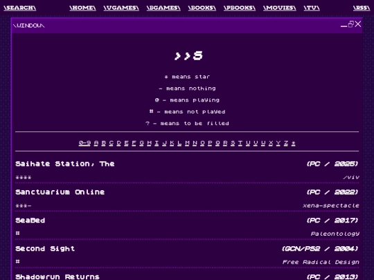 logging/vgames/s screenshot