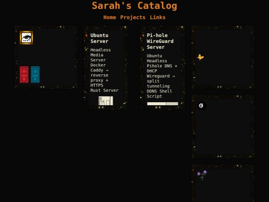 pages/projects screenshot