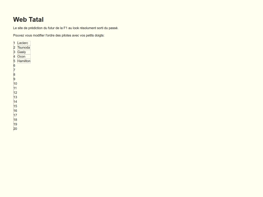 test screenshot