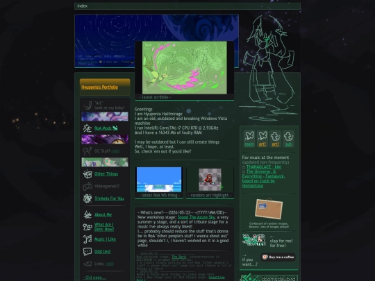 index screenshot