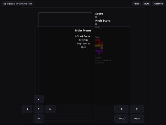 tetris_single_file_mobile_updated screenshot
