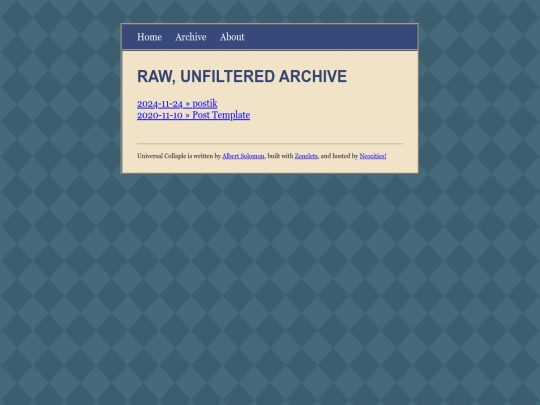 archive screenshot