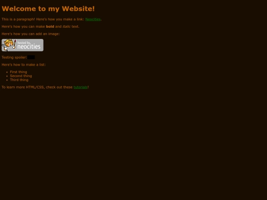 testing screenshot