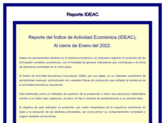 Ideac_Reporte screenshot