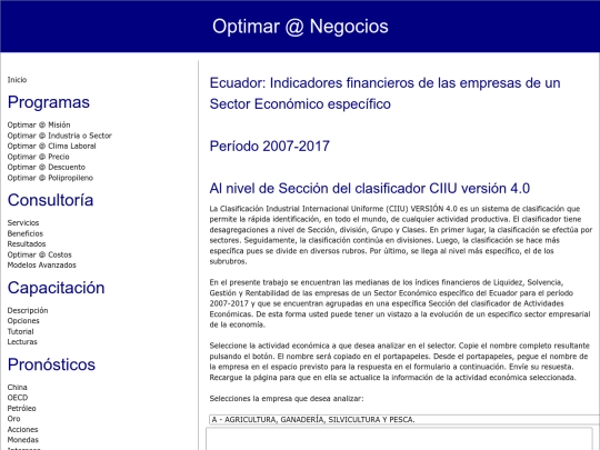Seccion screenshot