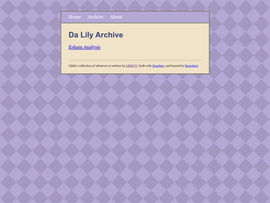 archive screenshot