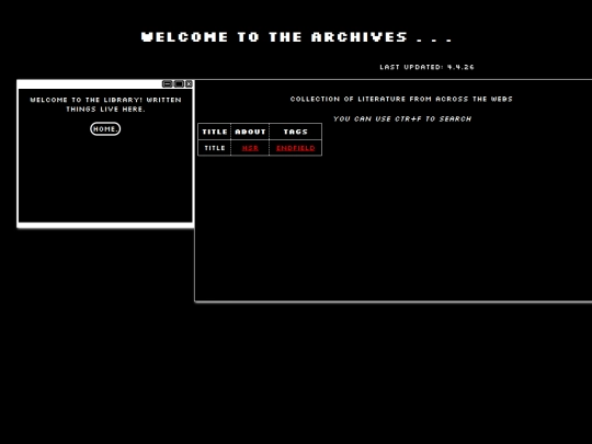 library screenshot