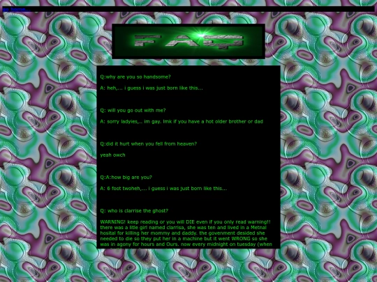 faq screenshot