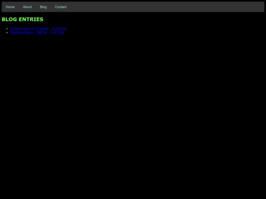 blog screenshot