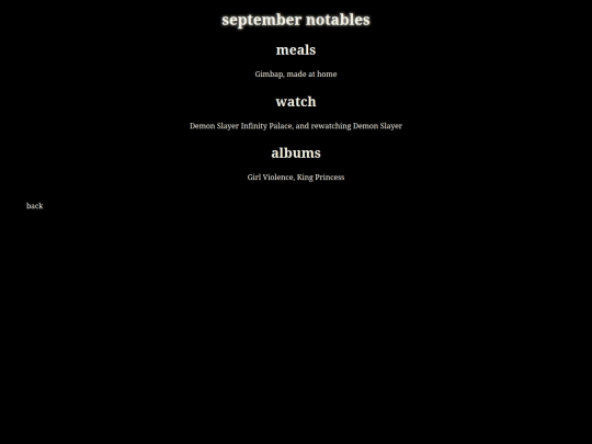 Septemberfave screenshot