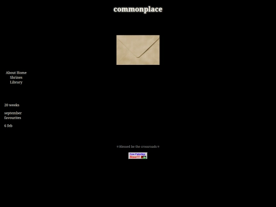 commonplace screenshot