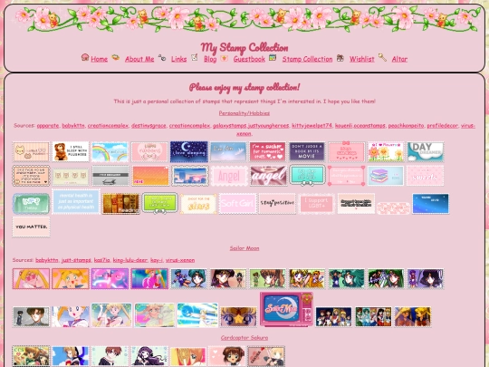 stamps screenshot