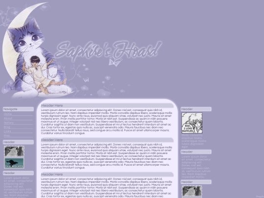 links screenshot