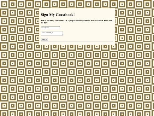 guestbook screenshot