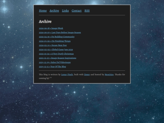 archive screenshot