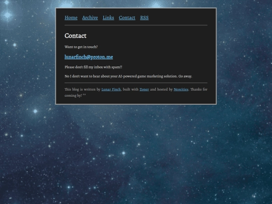 contact screenshot