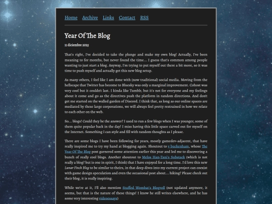 posts/2025-12-11-Year-of-the-Blog screenshot