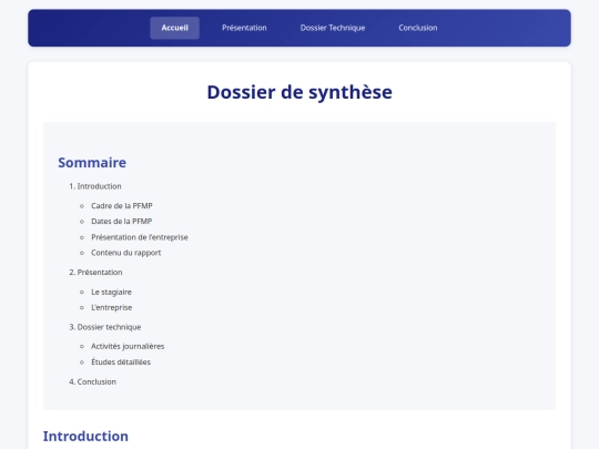 index screenshot