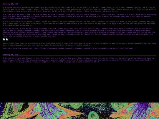 blog screenshot