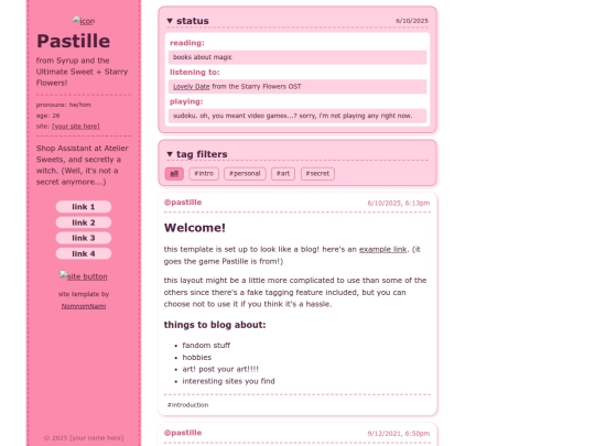 blog screenshot
