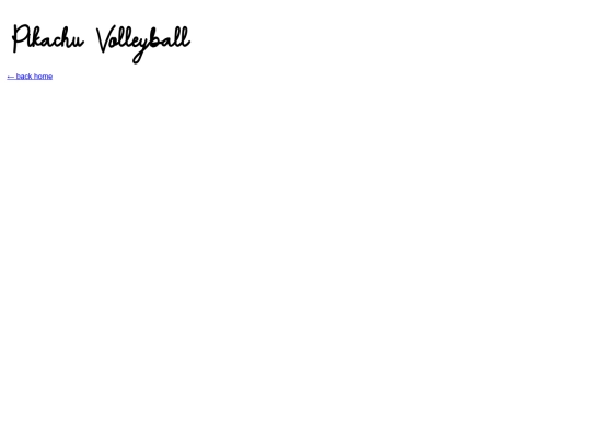 sub-page/pikachu-volleyball screenshot
