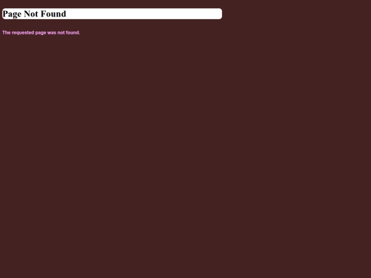 not_found screenshot