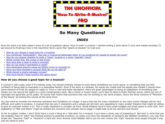 faq screenshot