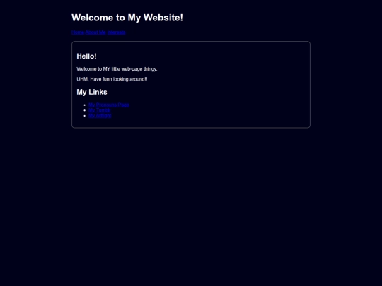 MYWEB screenshot