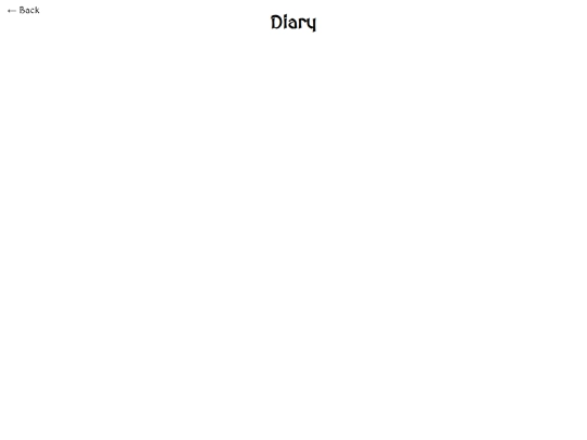 diary screenshot