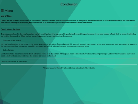 Mousetrap/Conclusion screenshot