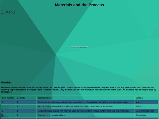Mousetrap/Materials screenshot