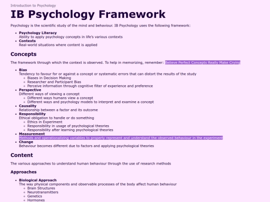 ib-psychology-framework screenshot
