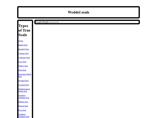seals/weddel screenshot