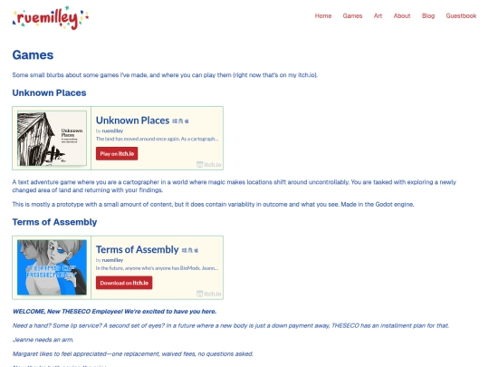 games screenshot